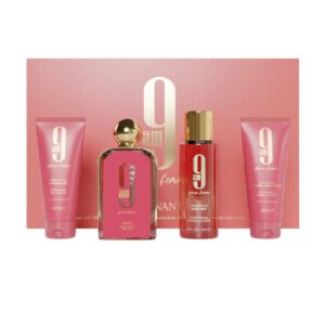 Estuche Afnan 9 Am Pour Femme Edp 100Ml + S/G 100Ml +B/L 100Ml + Colonia 150Ml Mujer